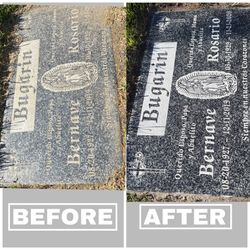 Headstone Restoration $150