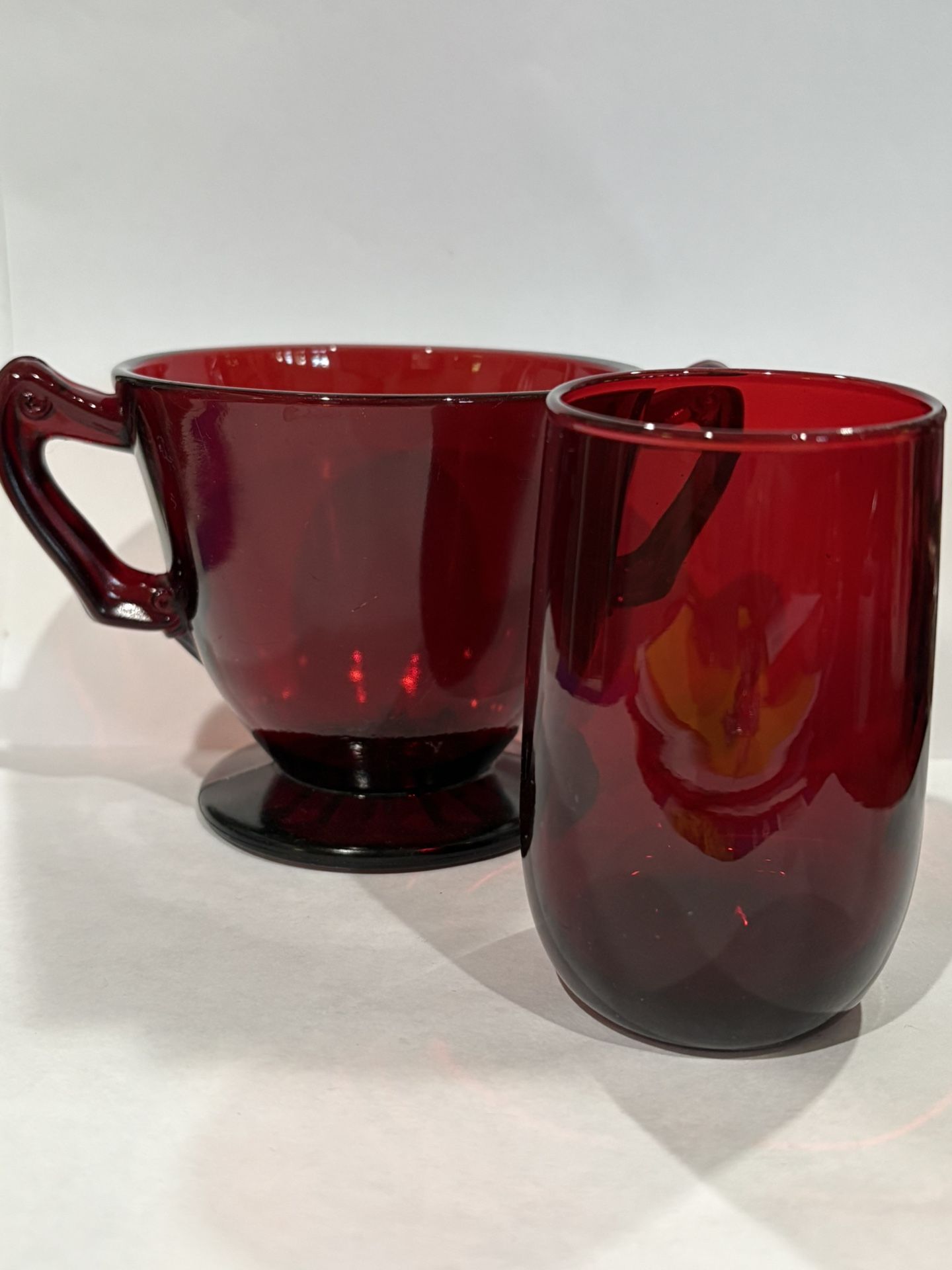 Vintage Anchor Hocking Royal Ruby Red Glassware