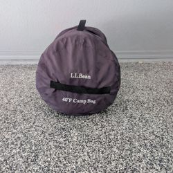 L.L. Bean 40 Degree Sleeping Bag Camping 
