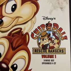 Disney’s CHIP ‘N’ DALE Rescue Rangers Volume 1 (DVD-2005) Episodes 1-27!
