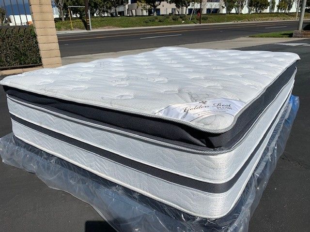 King Golden Rest Bamboo Collection Hybrid Gel Pillow Top Mattress!