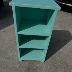 Small two Tier wooden Bookshelf/Nightstand read description for details 