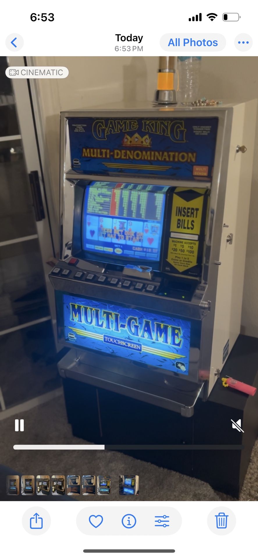 Slot Machine Game King Multi Denomination