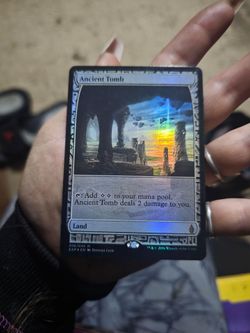 Near Mint foil copy of Ancient Tomb from the Zendikar Expeditions series (Card #036/045)