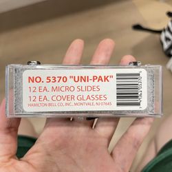 Hamilton Bell Microscope Slides And Covers Microscope Slides And Covers 12ea. “no.5370 “uni-pak” Hamilton Bell