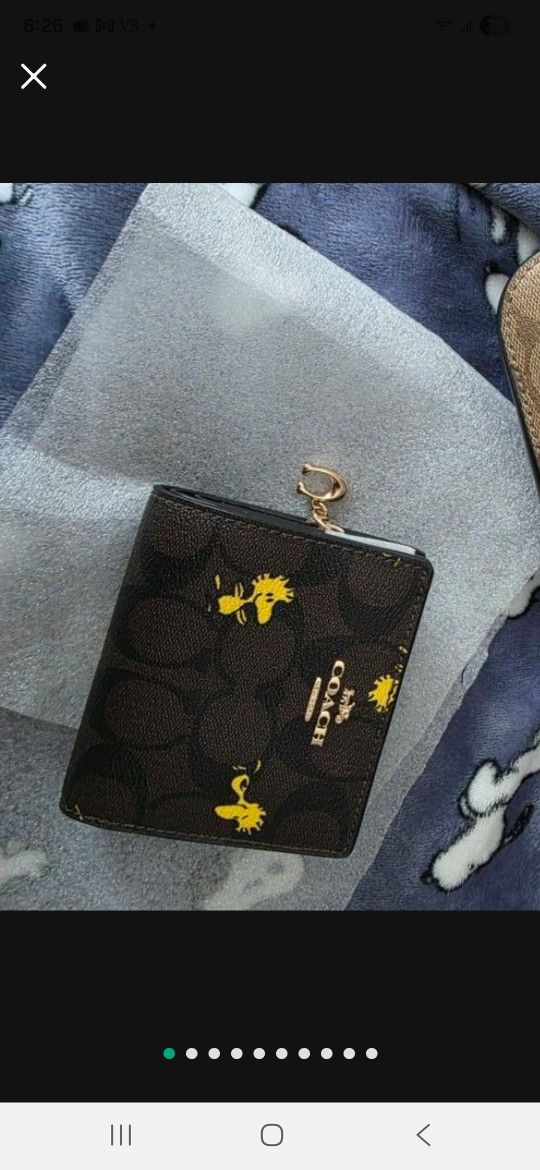 Coach X Snoopy Wallet