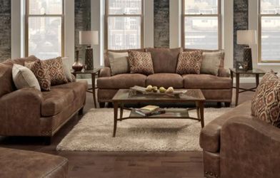 Oversized Sofa and Loveseat