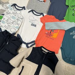 Baby Boy Clothes 0-9 Months Variety