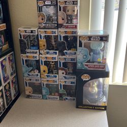 Various Star Wars Funko Pop