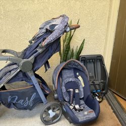 stroller with bustier