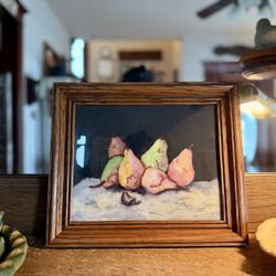 Fruit Painting Watercolor Original Artwork In Frame 