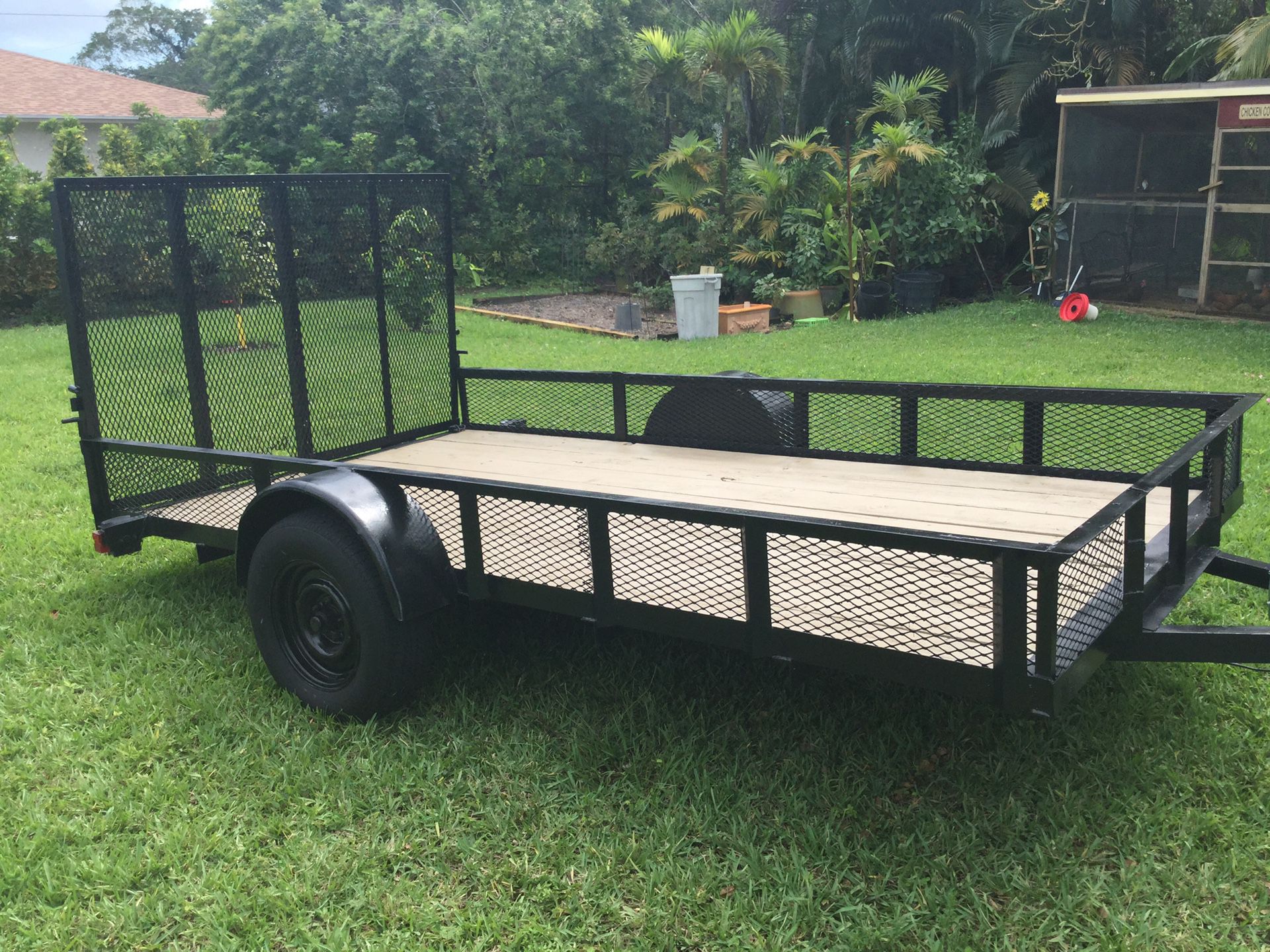 6’ x 12’ Trailer with Reinforced Ramp