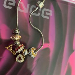 Pandora Bracelet With Charms