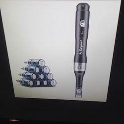 New Sergand Pro Micro Needling Derma Roller Pen 10pcs. Set With Rechargeable Battery 