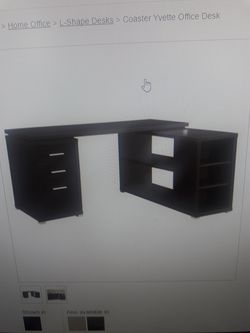 L shape corner desk