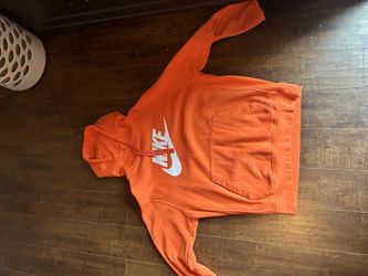 Orange nike Hoodie