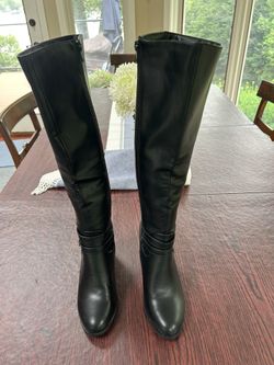 Just fan High Black Boot 