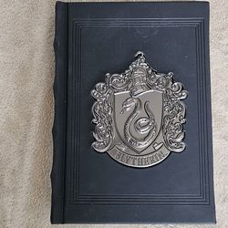 Slytherin Metal Crest Journal