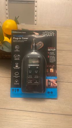 myTouchSmart SimpleSet Outdoor/Indoor Plug-in Timer