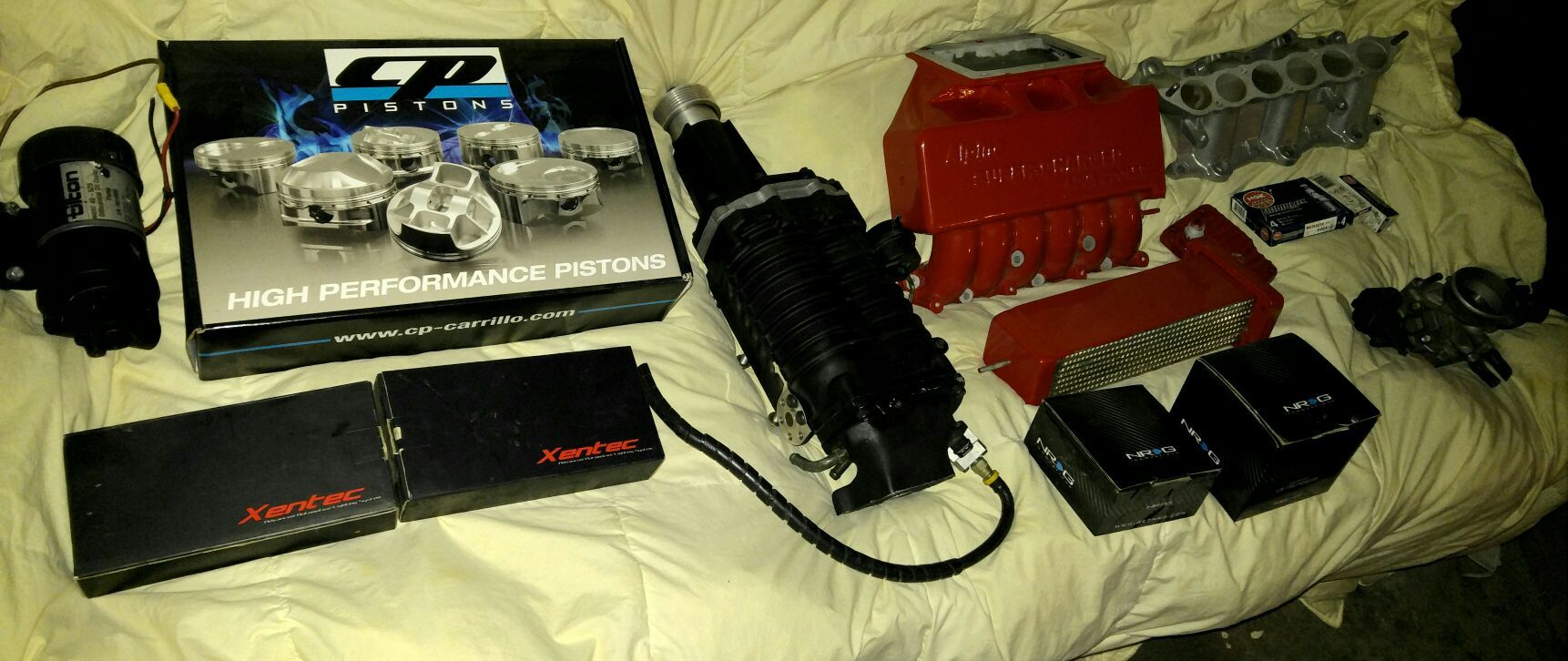 Hyundai tiburon gt supercharger kit plus more.