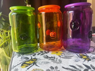 Halloween glass tumblers