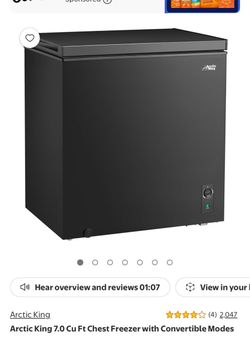 Arctic King 7.0 Cu Ft Chest Freezer