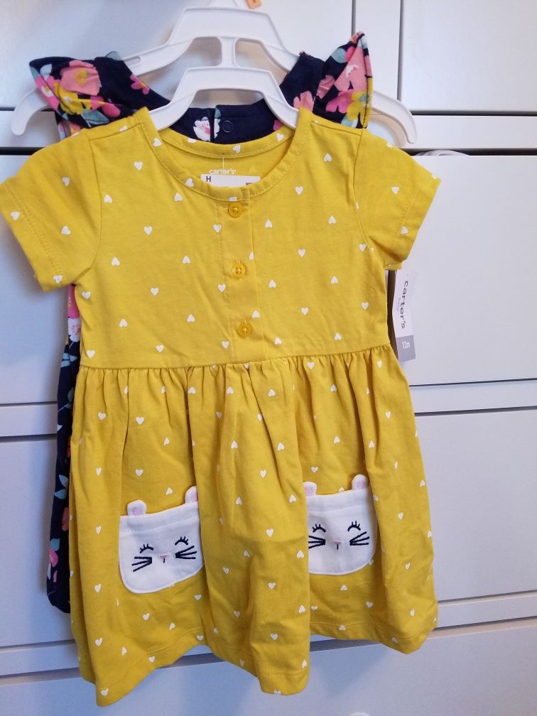 Carter's Baby girl set 12m
