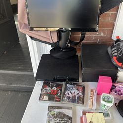 Ps3 120GB 3 Games And A Monitor
