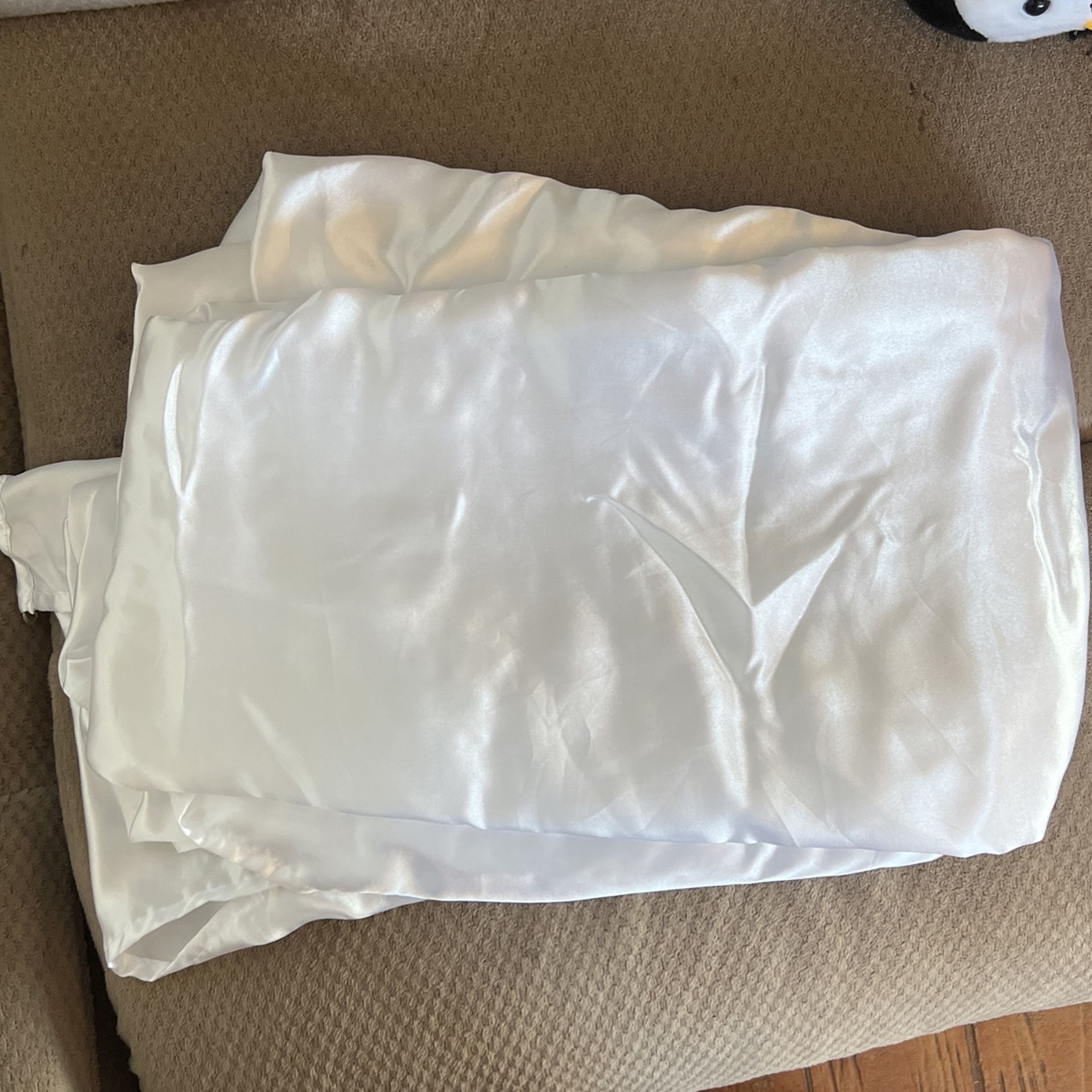 Satin White Table Covers