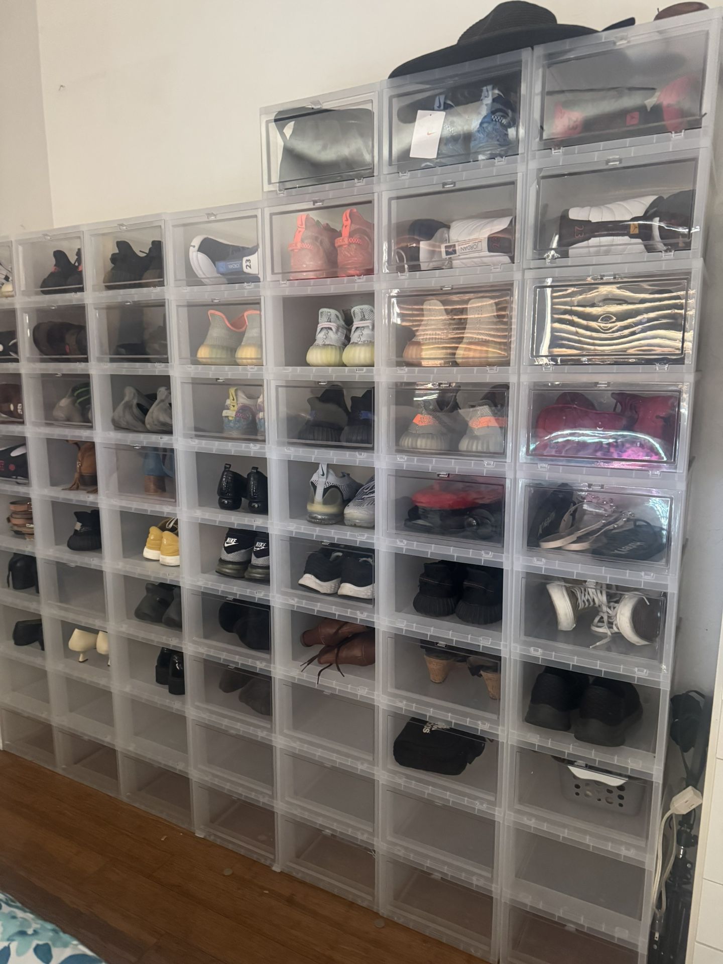 The Container Store -Large Clear Shoe Boxes