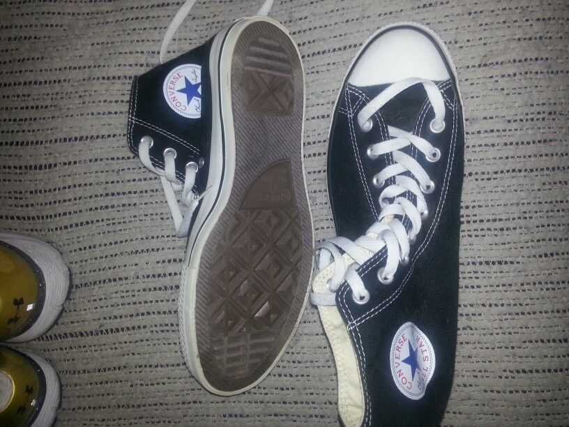 NEW.CONVERSE high top size 9...lowtops size 11. .35each