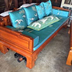 Chinese Redwood Couch
