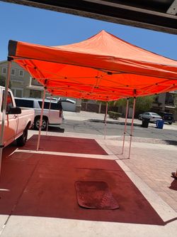 Two heavy duty canopies