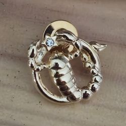Vintage Avon Scorpio Lapel Pin 