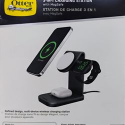 OtterBox 3-in-1 15W Wireless Charging Stand with MagSafe