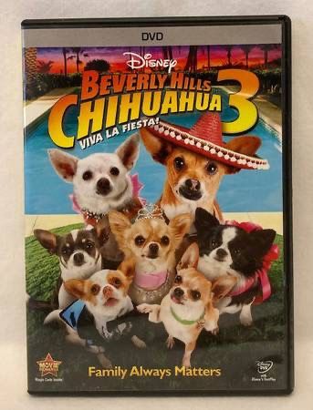Beverly Hills Chihuahua 3 Viva La Fiesta DVD family movie rated G