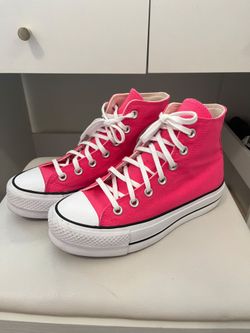 Pink Converse shoes