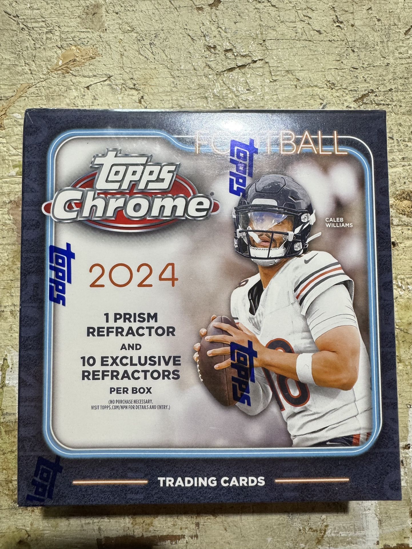 2024 Topps Chrome Football Blaster Box – Sealed | Caleb Williams Cover | $60 OBO