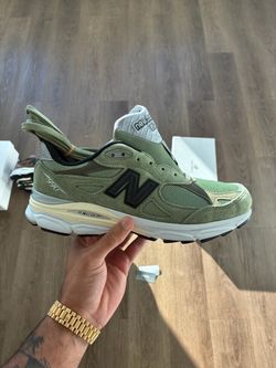 JJJJOUND NEW BALANCE 990V3 GREEN OLIVE M990JD3 SIZE 9 MADE IN USA KITH