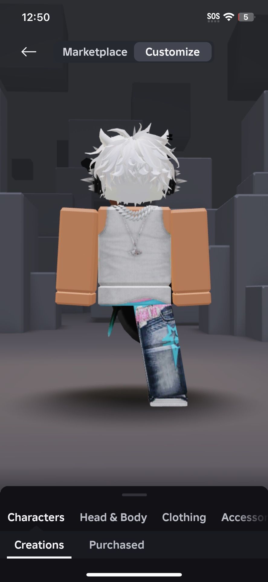 Roblox Stacked Account ( Headless - Korblox - Back Axe Guitar Limited - VC - Stacked)