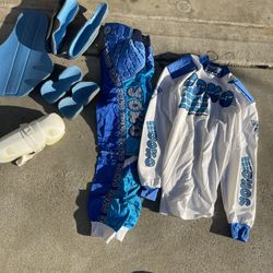 Yoko Men’s Vintage Moto Cross Jersey and Pants 