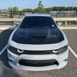 OEM Dodge Charger Hellcat Hood Factory Mopar Wrapped Matte Black Fits Scat RT GT