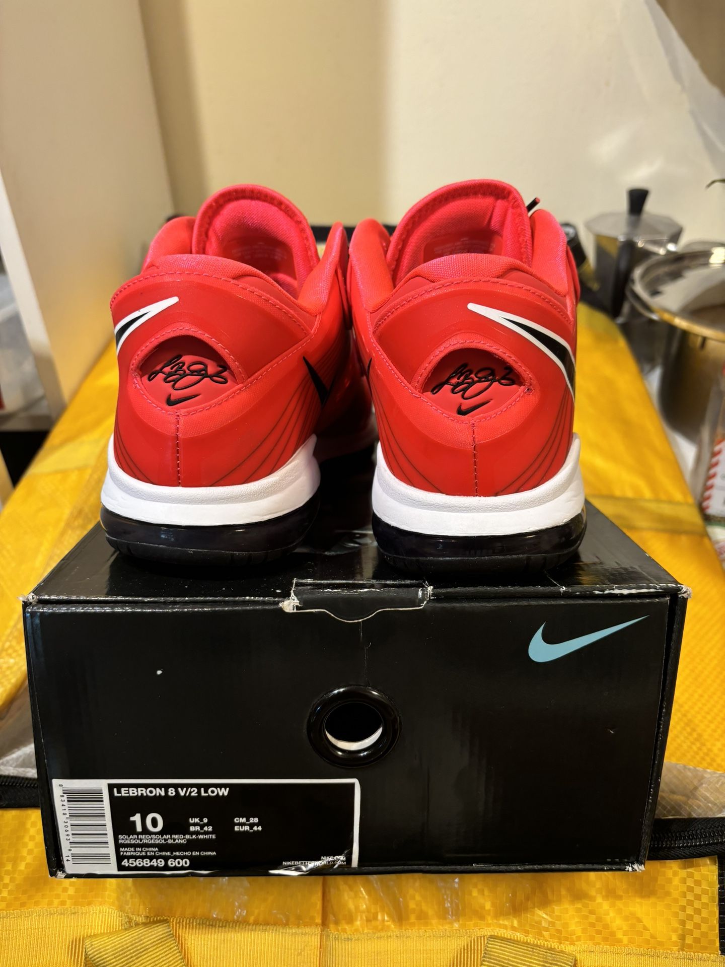 Solar red lebron on sale