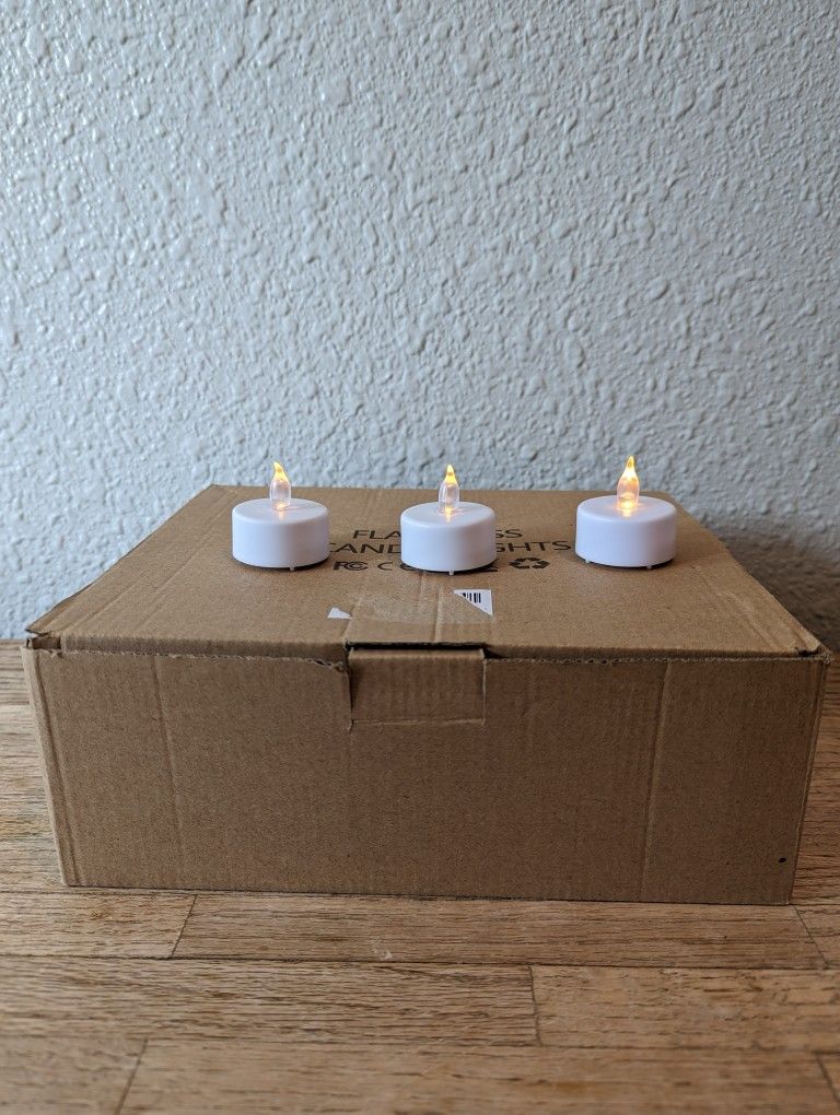 80 Battery Operated Tea Light Candles