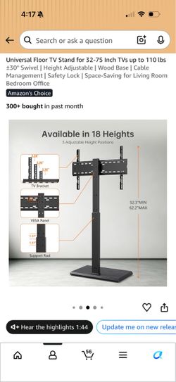 TV STAND -selling for $35