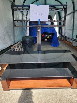 FREE TV stand with swivel TV bracket
