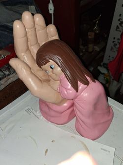 Praying hand- girl
