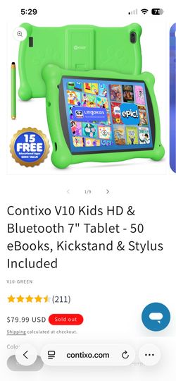 Contixo disney kids tablet