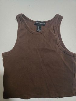 Brown tank top