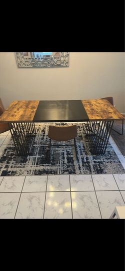 71” Dining Table Set – Table + 4 Chairs